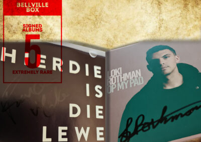 Signed CDs reward in Bellville clock tower crowdfunding campaign